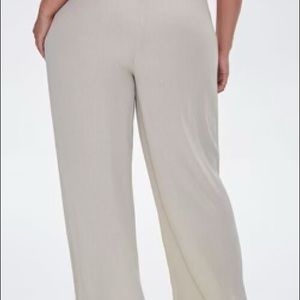 NWT Forever 21 khaki crinkle cotton pant size 3X